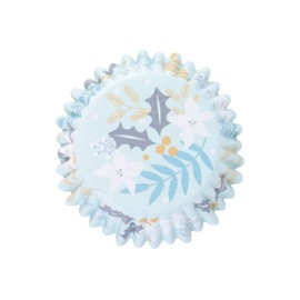 PME Foil Lined Cupcake Cases - Floral Festives, Pack of 30