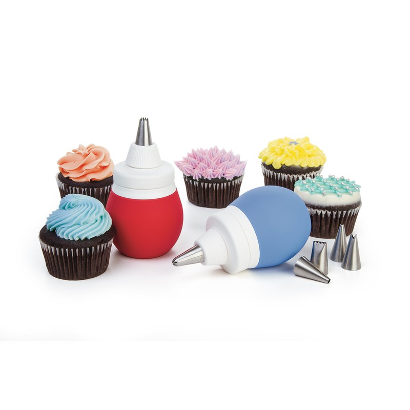 PrepWorks Decorating Kit - Complete Set for Cake, Cupcake, and