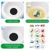 15 Pcs Potty Training Stickers Color Changing Reusable Pee Targets