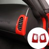 Carworld66 For Corvette C6 2005-2013 Red ABS Car Dashboard Side