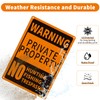 48 Pcs No Trespassing Signs 10x7" Private Property No Hunting