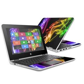 MightySkins Skin Compatible with HP Pavilion x360 11.6" (2016) wrap Cover Sticker Skins Bright Smoke