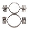 Swivel Clamp 360° Marine Grade Stainless Steel 316 Yacht Fishing