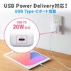 Sanwa Supply USB PD Compatible Cube AC Charger (PD20W) ACA-PD89W