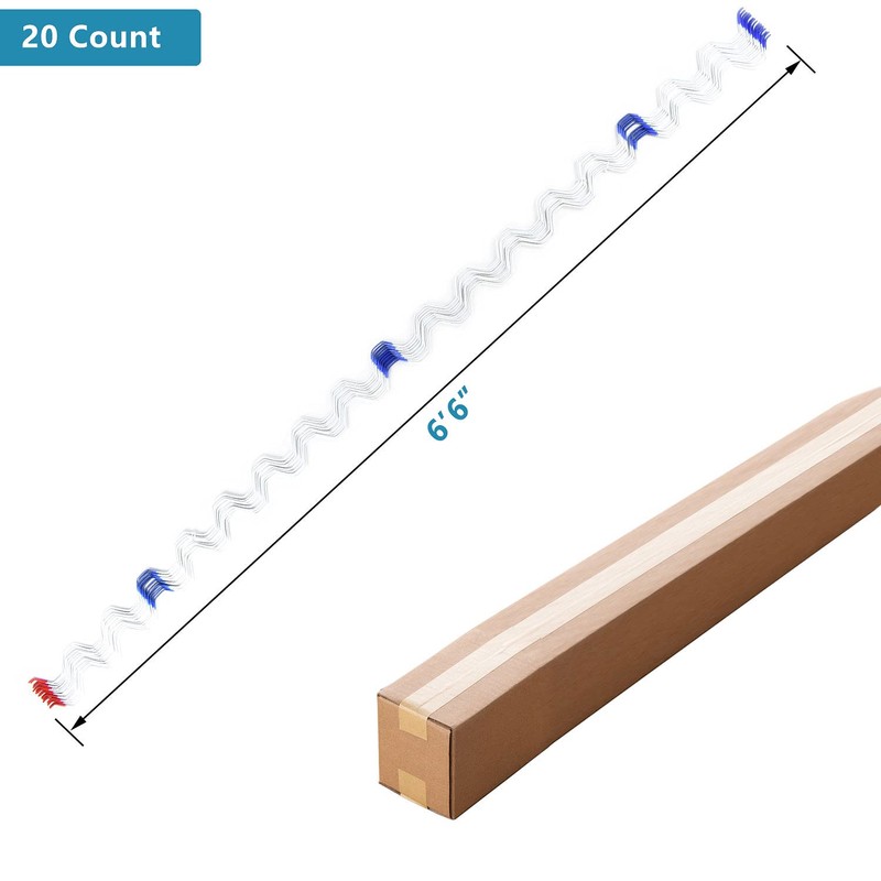letsFix Greenhouse Wiggle Wire Spring Wire Work with Lock Channel,
