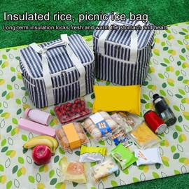 Work Lunch Bag - 15L Lunch Cooler Bag | Cooling Tote with Removable Shoulder Strap Portable Food Container for Women Men Cold or Hot Food Camping Picnic Hiking Beach