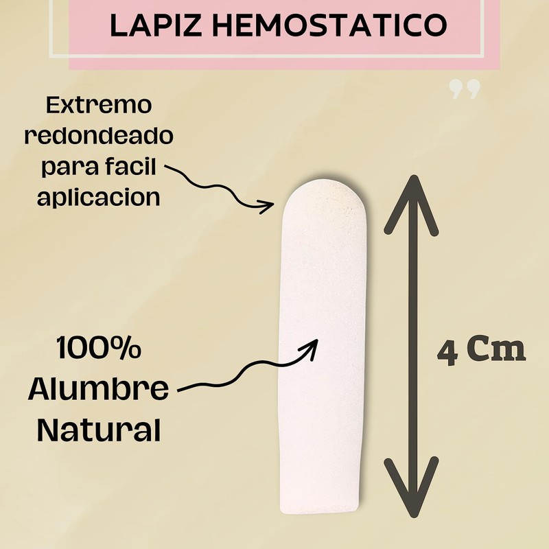 Blood-cutting, hemostatic and astringent pen Pack (12 units of 5g)