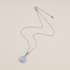 GAVU - Collar de plata de ley 925 con cristales