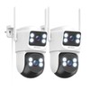 【2-Way Audio】 4MP Extend PTZ Security Cameras Wireless Outdoor