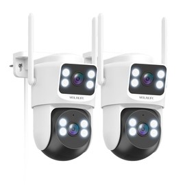 【2-Way Audio】 4MP Extend PTZ Security Cameras Wireless Outdoor
