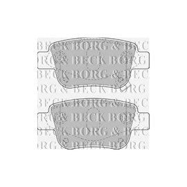 Borg & Beck BBP1878 Rear Brake Pads To Fit Toyota Camry 01-