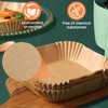 100Pcs Air Fryer Liners Compatible with Gourmia, Square Disposable Parchment