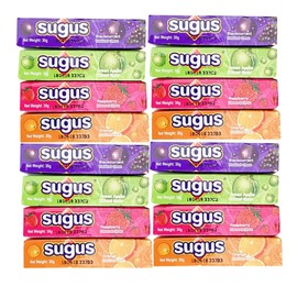 10 Packs Sugus Kraft Sweet Chewy Candy Mix Fruit Product of Thailand
