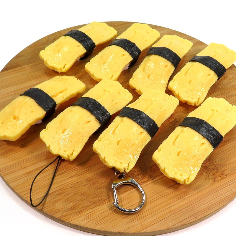 Food Sample Magnet, Seems to Eat, Tamago Nigiri Sushi, 88.6