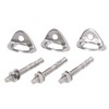 3Pair Rock Climbing Bolt Hanger Stainless Steel Climbing Anchor for