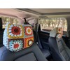 YDMZZB 2 Pcs Universal Car Headrest Cover Soft Car Seat
