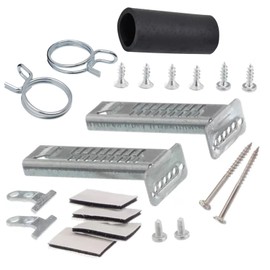SPARES2GO Integrated Door Mounting Set for Bosch Dishwasher + Hose End Clamp