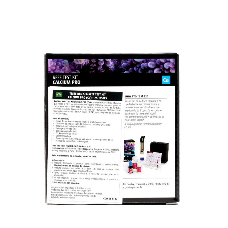 Red Sea Calcium Pro Test Kit 75 Tests Fish Aquarium