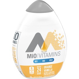 Mio Vitamins Liquid Water Enhancer, Orange Vanilla, 1.62 OZ, (Pack of 8)