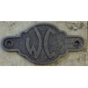 Bowley & Jackson French cast metal WC toilet door sign