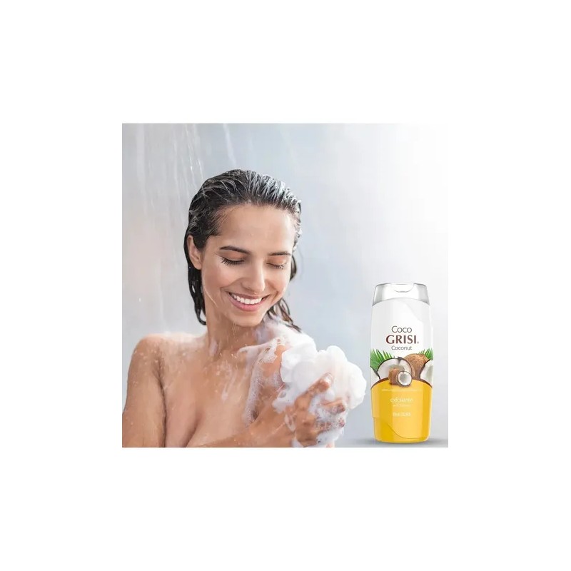 Grisi, Jabón Líquido Corporal Coco Exfoliante, 450ml