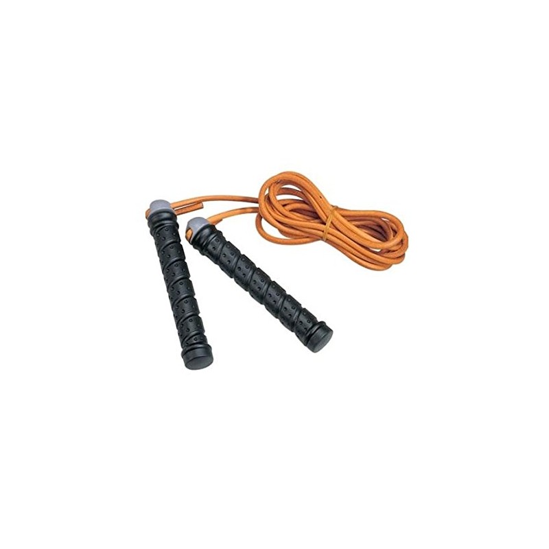Phoenix Leather Skipping Rope with Handle Weights