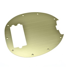 KAISH Metal Aluminium Anodized Bass Pickguard Scratch Plate for Music Man Classic 4 String StingRay Bass Gold