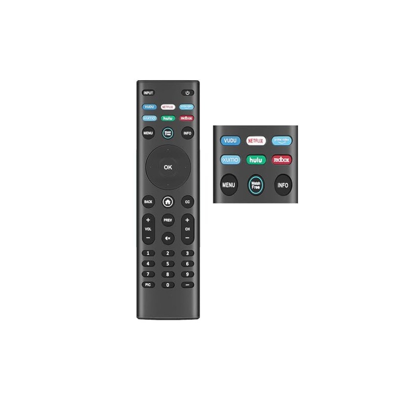 XRT140 Universal Remote Control for Smart TV Replacement Remote XRT136