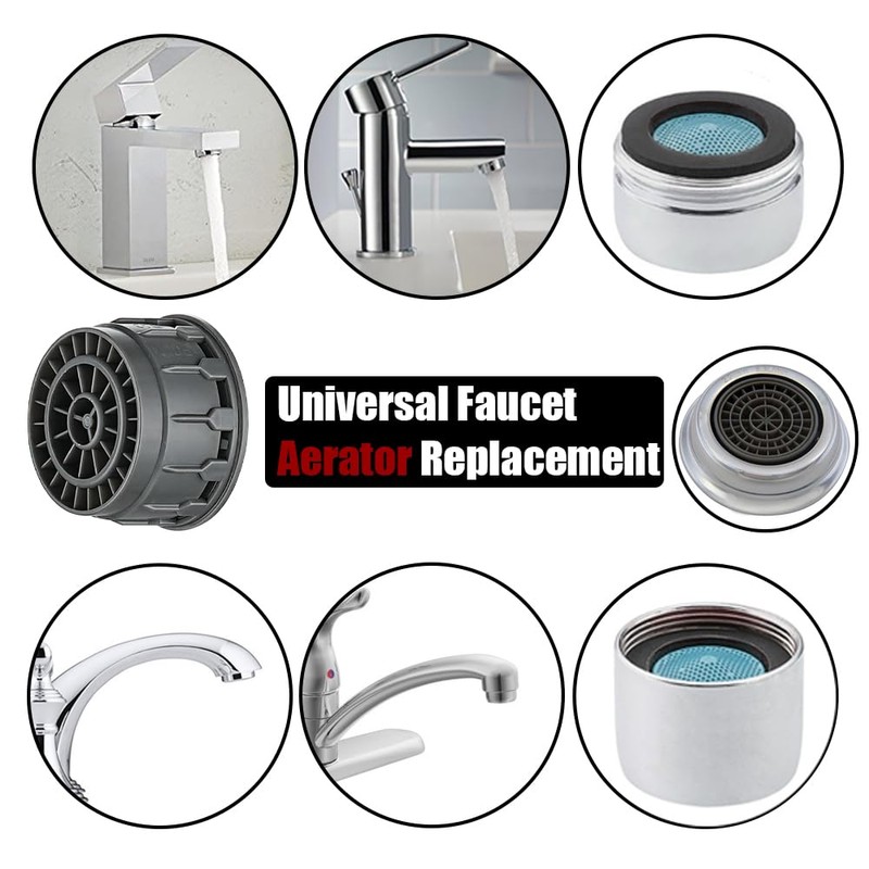 JQK Faucet Areator, 3.5 GPM Flow Retrictor Insert Faucet Aerators