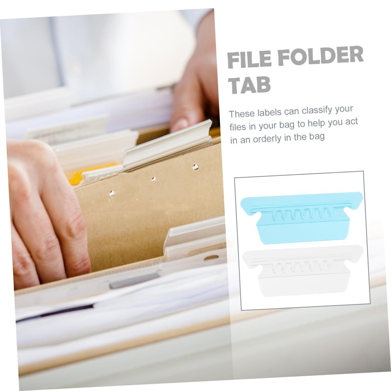 Pack of 20 Index Dividers for Suspension Files and Inserts,