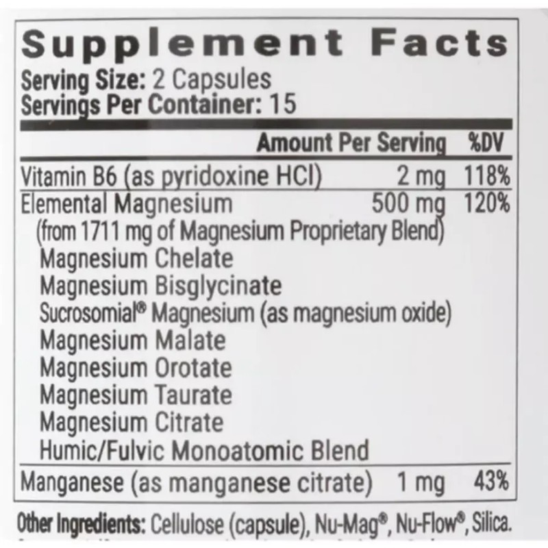 Bioptimizers Magnesium Breakthrough Supplement -Version 4.0 - 30 veggie capsules