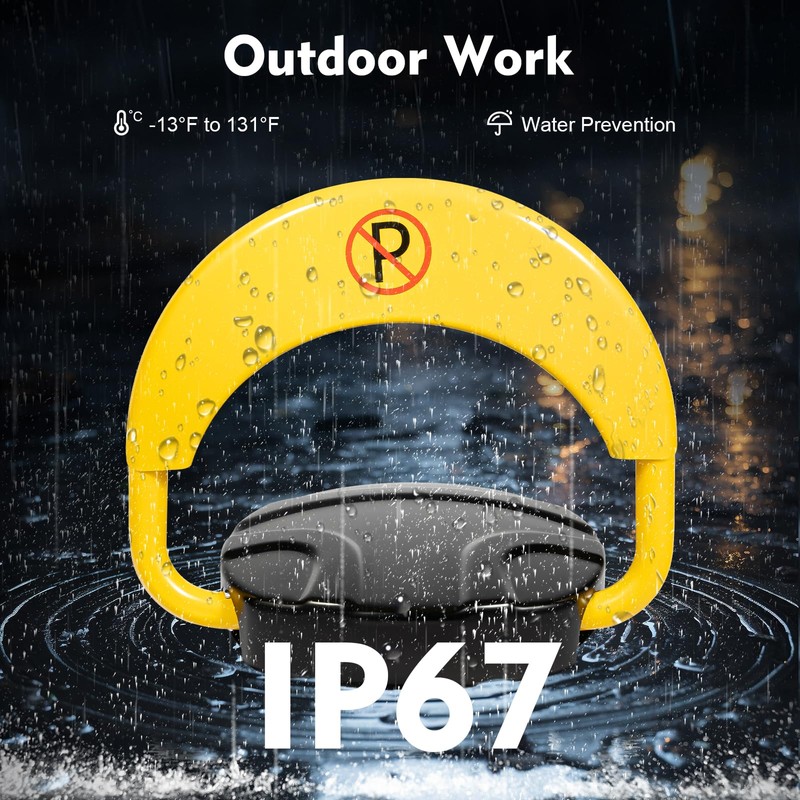 YIYIBYUS Automatic Remote Control Parking Lock Carport Auto Space Stall