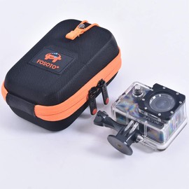 FOSOTO Hard Case, Camera Bag, Dedicated Protective Storage Bag for RICOH GRIII, OLYMPUS E-PL9, TG-6, Canon, Sony Panasonic, Etc., Nikon/pin-Eagle Golf Laser Rangefinder Case, EVA Nylon Camera Case,