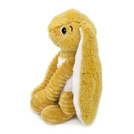 LES DÉGLINGOS Les Ptipotos by Maman Bebe Plush Toy - Very Soft - Birth Gift - Toudou Rabbit Mum & Baby Mustard 24cm