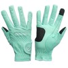 eGlove EQUEST GRIP PRO Leather Touchscreen Horse Riding Gloves (Mint