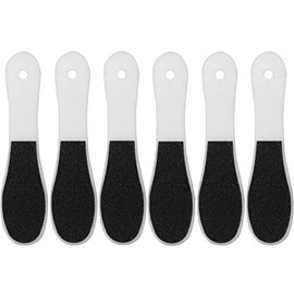 DITZY DOLL Double Sided Foot Scrubber 6 Pack - Hard Skin Remover Cracked Dry Feet File Foot Rasp Wet & Dry Use Smooth Skin