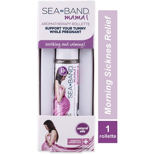 Sea-Band Mama! Essential Oil Calming Aromatherapy Rollette for Morning Sickness Relief
