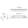 MAX COOL 2pcs 256mm 12V 9 LED Awning Light Touch