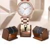 Woodten Solid Wood Single Watch Stand Display for Men Women