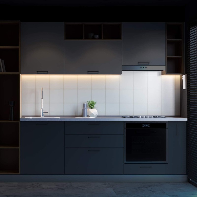 2 Pack Rechargeable LED Strip Lights with Motion Sensor -