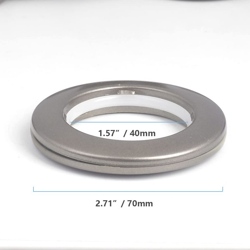 32 Pack Curtain Grommet Plastic Eyelet Rings Inner Diameter Curtain