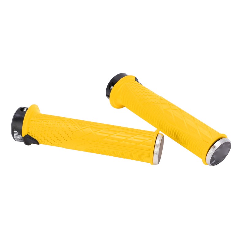 2PCS ENLEE Mountain Bike Handlebar Grips Comfortable TPR Rubber Locking