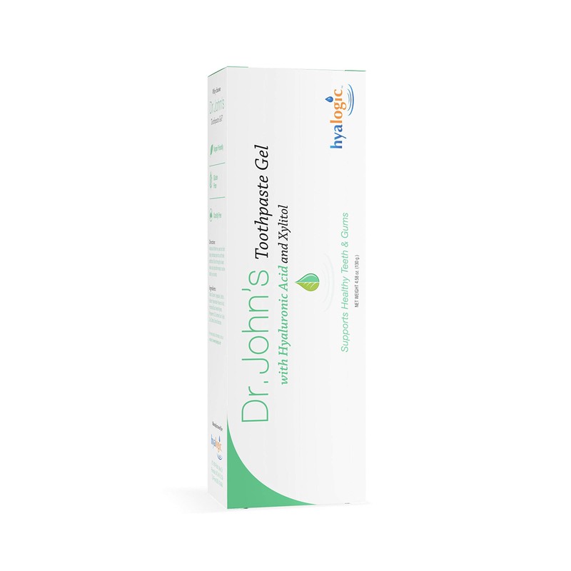 Hyalogic Fluoride Free Toothpaste: Dr. John’s Natural Toothpaste w/ Hyaluronic