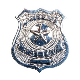Wicked Costumes Adult Metal Police Badge - Fancy Dress Accessory
