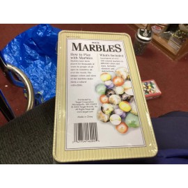 kid's collection NEW Kids Collection Deluxe Marbles In Tin Box - Over 160 Marbles + Shooters