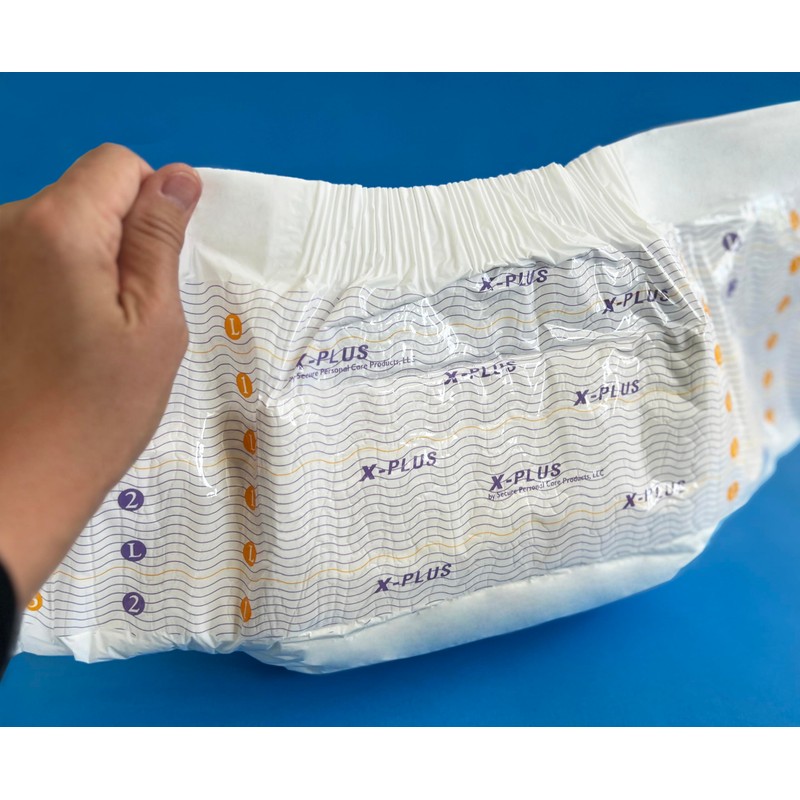 TotalDry Ultimate X-Plus - Fitted Incontinence Briefs Adult Diapers –