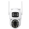 Dual Lens Security Camera 360° Pan Tilt Wireless Surveillance Camera