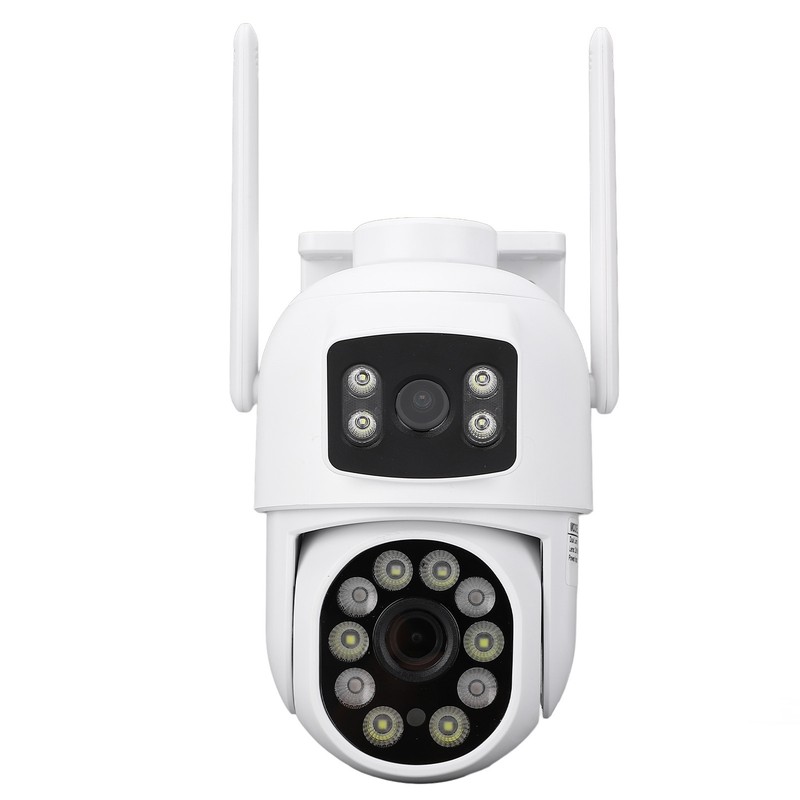 Dual Lens Security Camera 360° Pan Tilt Wireless Surveillance Camera