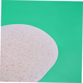 Gatuida 2pcs Large Round Konjac Bamboo Charcoal Facial Sponges Makeup Removal Puff for Gentle Daily Exfoliating Deep Cleansing Suitable for All Skin Types Random Color Random Color