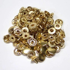 Spring Hook Large No.5 0.5 inches (13 mm) (Gold, Set of 30)